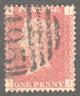 Great Britain Scott 33 Used Plate 149 - II - Click Image to Close